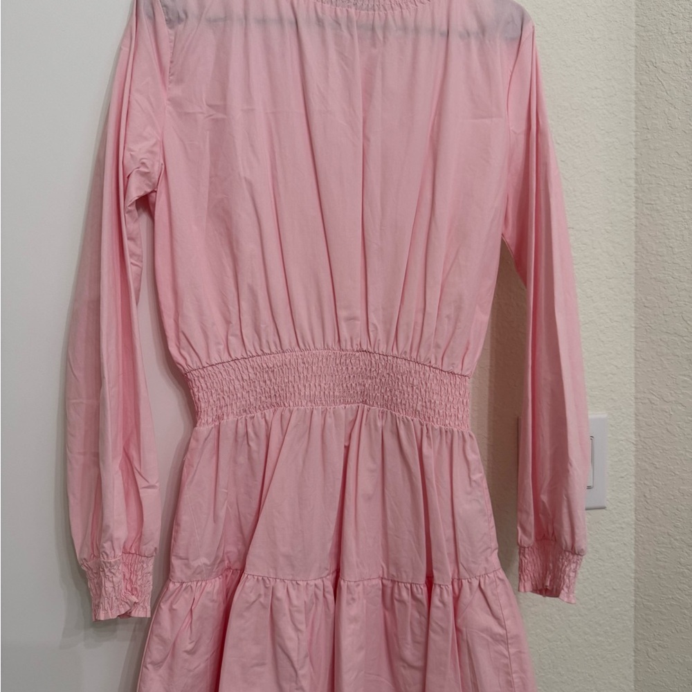 Nasty Gal Pink Ruffled Blouse